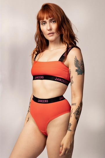 TOP RETO LARANJA ALLURE